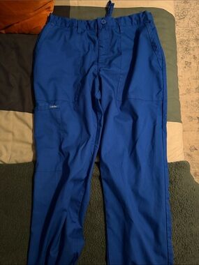 Landau Men's Cargo Pants in Royal Blue with Utility Pocket